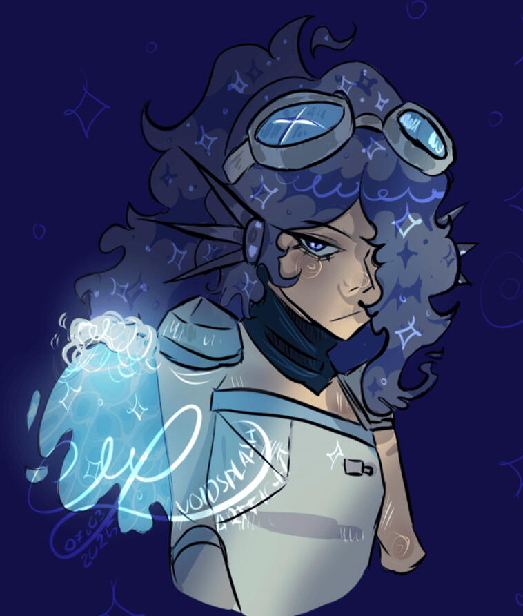 Half Body, Rendered, Plain BG - $15